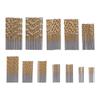 120pcs Metric Sizes Twist Drill Bits 1/1.5/2/2.5/3/3.5mm Ti Plated Drill Bits Wood Drilling