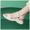 2025 Summer Shoes Women Sandals Summer Holiday Thick Sole Fashion Brand Ladies Sandals Non-slip Pink Black Plus Size 41