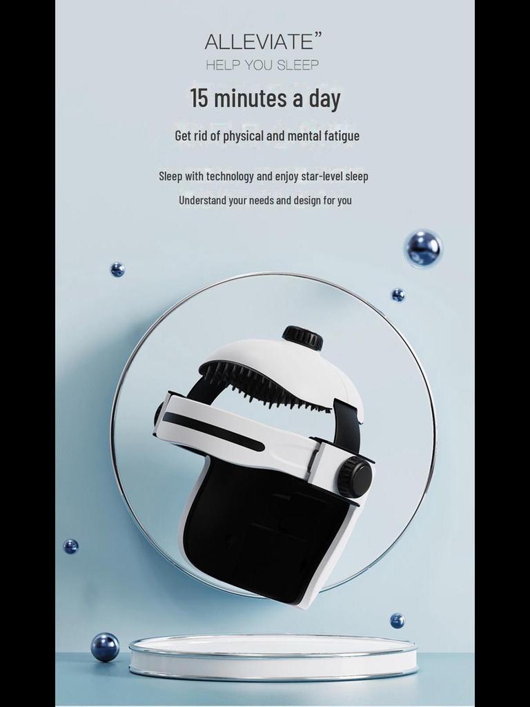 Multifunctional Head and Neck Massager with Vibration and Heat Therapy