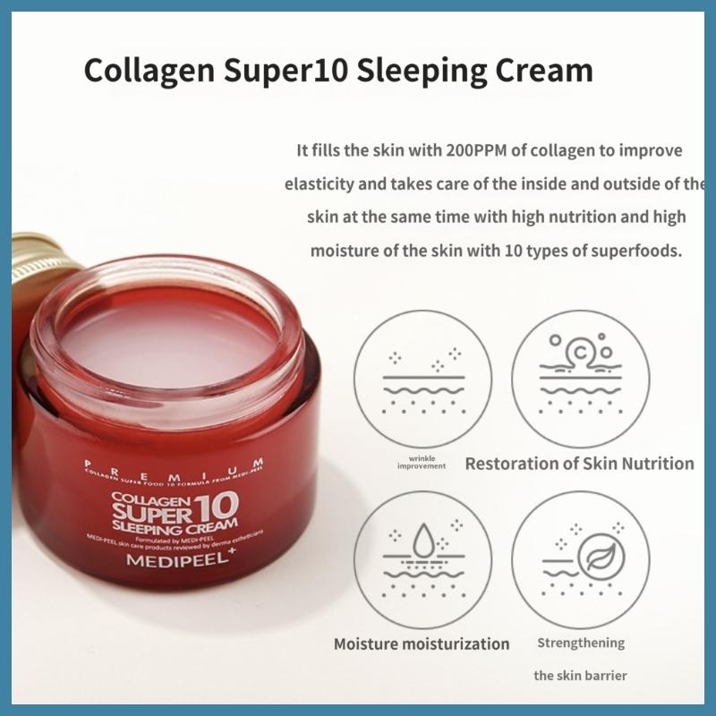 [MEDI-PEEL] Collagen Super 10 Sleeping Cream 70ml