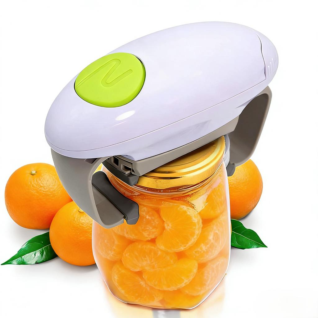Electric Can Opener Kitchen Automatic Bottle Opener One-Button Labor-saving Cap Opener Battery-powered Safe Kitchen Gadgets