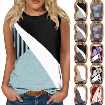 Women's Casual Tunic Tops To Wear With Leggings Sleeveless Shirts Flowy Tanks Blouses