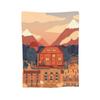 Stardew Valley Town Map Blankets Soft Warm Flannel Throw Blanket Bedding for Bed Living Room Picnic Travel Home Sofa