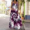 Women's Slip Dress Maxi Long Dress Spiral Tie Dye Print Dress Spring & Summer Leisure Vacation