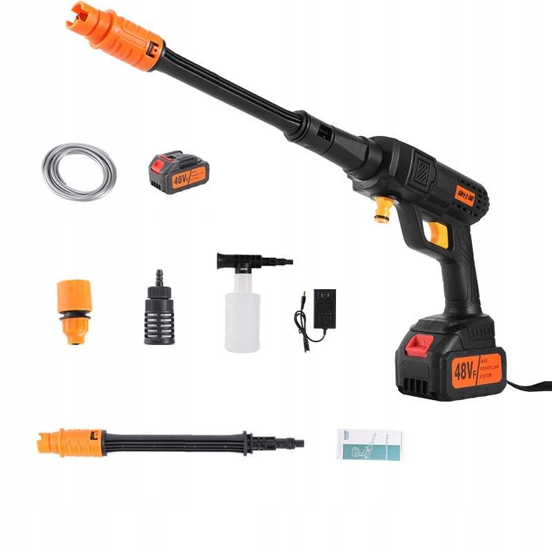 Battery Pressure Washer Up To 100 Bar 600W Garden Car Set