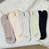 Spring and Summer Split Toe Women's Light-Colored Invisible All-Purpose Two-Toe Boat Shoes