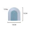 New Rainbow Silicone Table Mat Coaster Hot Dishes Pot Holder Placemats Kitchen Multipurpose Pot Holders Heat Resistant Pan Pads