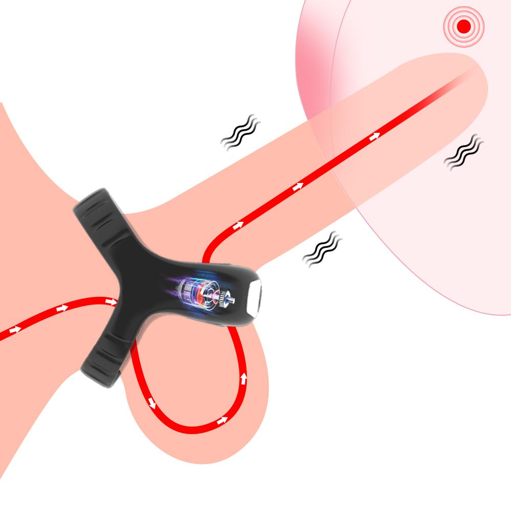 Vibrátor Cockring Krúžok na penis Pre muža Oddialenie Ejakulácie Sexuálne hračky Pánsky Pár Cock Rings Penisring Hračky Pre Dospelých Tovar 18