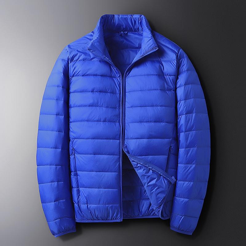 Autumn and Winter New Fashion Stand-up Collar Jacket Men's Lightweight Down Short Fashion Casual Versatile