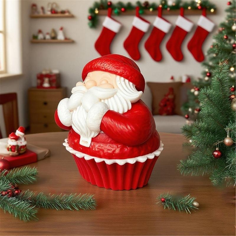 Weihnachtsmann Kerze Silikonform Mehrzweck Silikonform zur Herstellung von Kerzen Seife Weihnachtsdekoration Epoxidharz