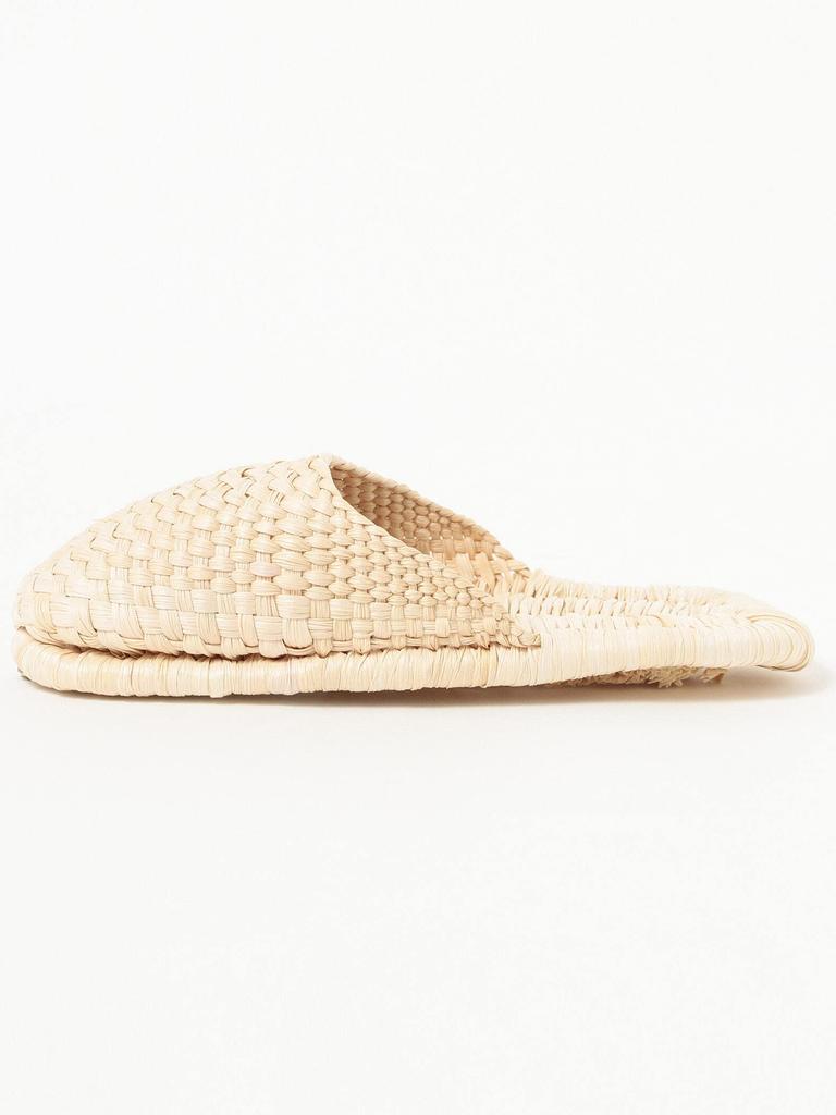 Towada Kimigara Large [Beams Japan] Slippers, Beige,