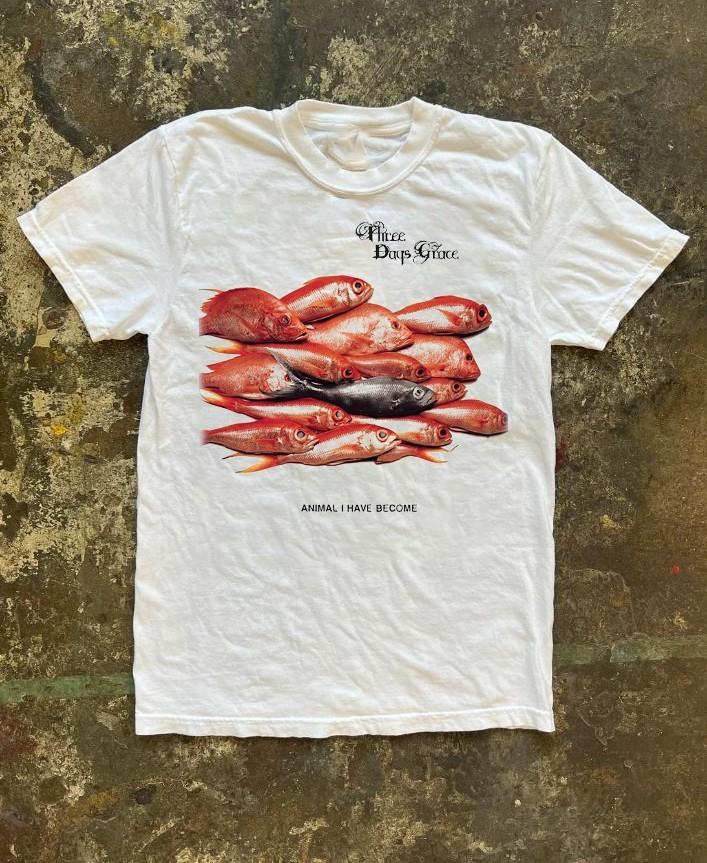 

Animal I Have Become Three Days Grace Album Gift For Fan S to 5Xl Tshirt Unisex T-Shirt XL