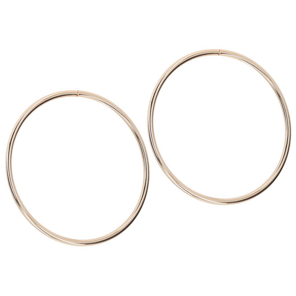 2PCS Handbag Handles DIY Accessories Fine Workmanship Round Shape High Hardness Bag HandlesLight