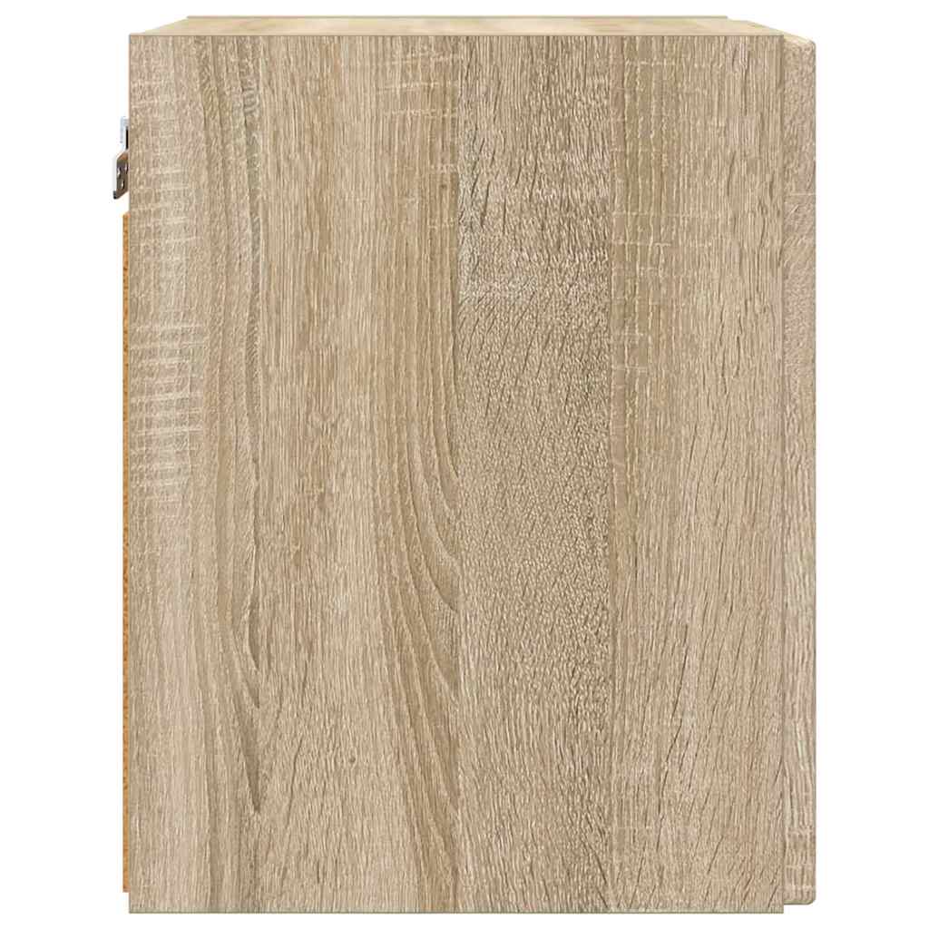 TV Wall Cabinet 2 Pcs Sonoma 30 X 31 X 40 Cm Particleboard