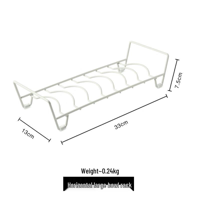 Kitchen Dish Drainer and Storage Rack