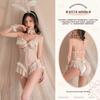 Lace Open-chested Playful Bunny Lingerie Sexy Uniform