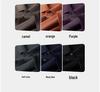 Men's Solid Color 100% Cotton Polo - Short-Sleeve, Summer Casual Lapel Top for Middle Age