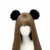 Plush Bear Ear Hair Clip Soft Cosplay Headwear Fashion Angel Headdress  Party Wear