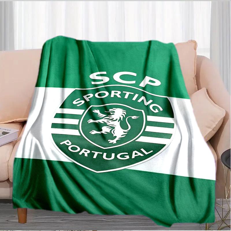 Ruge Leao Sporting Portugal's Pride Blanket Suitable for Sofas, Beds, Offices, And Camping - Perfect Gift for Halloween Christmas