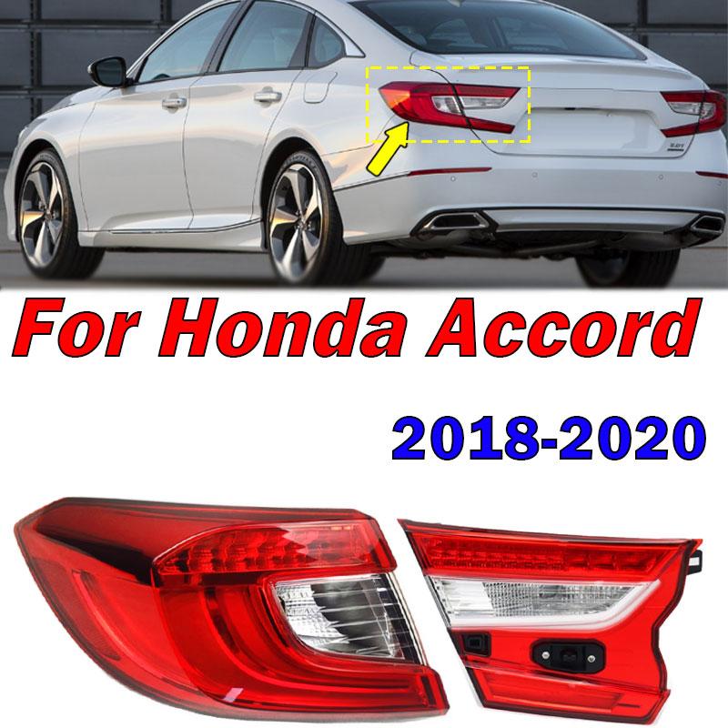 Car Accessories Signal Light Taillight Warning Stop Lamp For Honda Accord 2018 2019 2020 Auto Rear Tail Brake Light Assembly