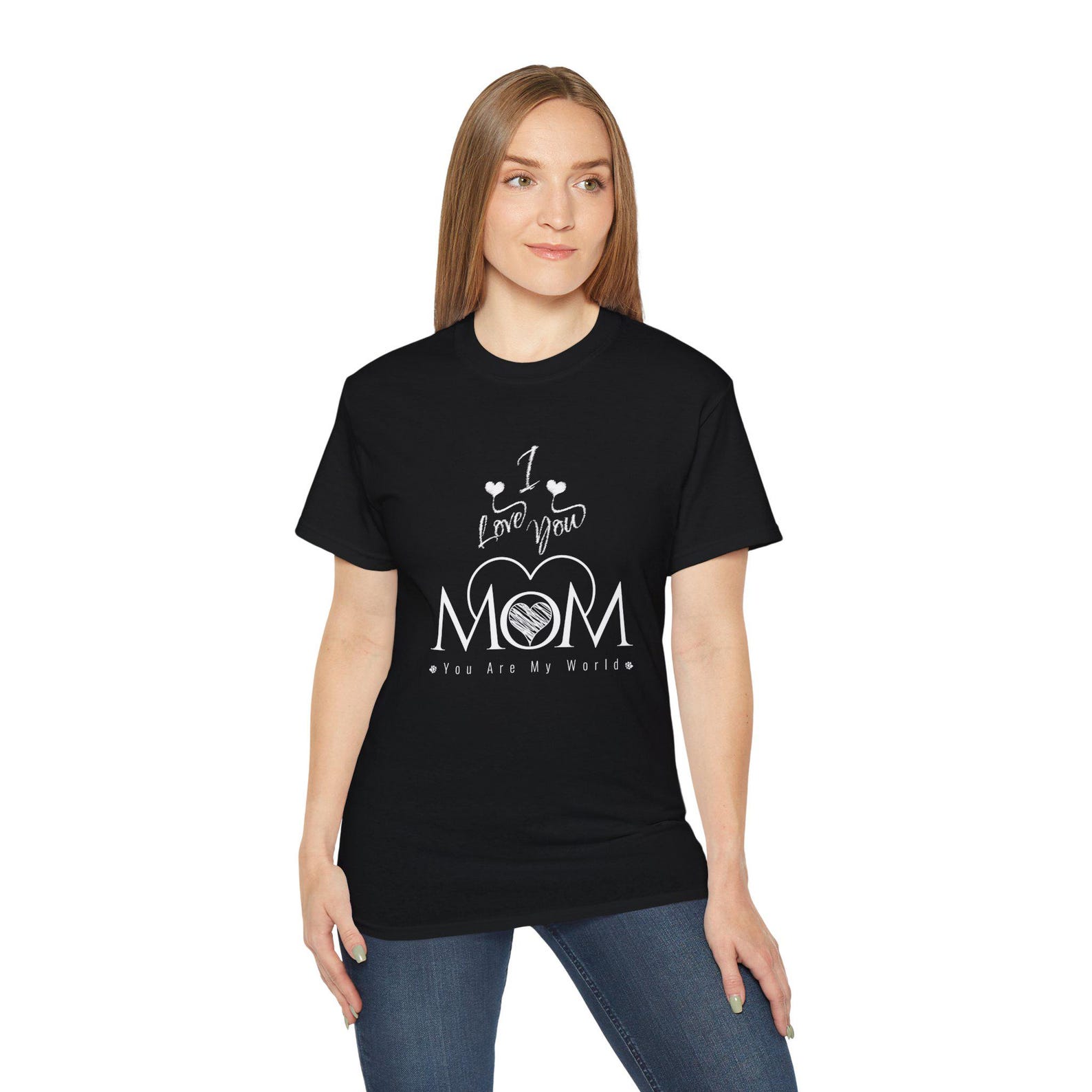 I Love You Mom Graphic Tee, Mother s Day Gift S
