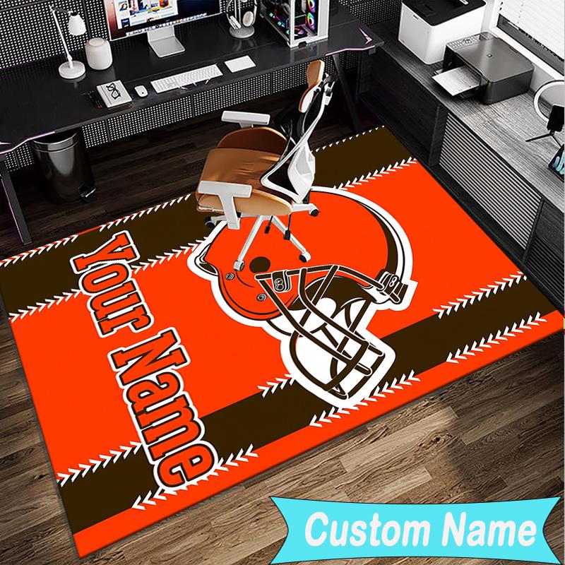 Custom Name Rug Bengals Team Logo Artwork Area Rug Suitable for Indoor And Outdoor,Carpets for Homes, Offices,Living Rooms,Home Decor,Christmas Gift