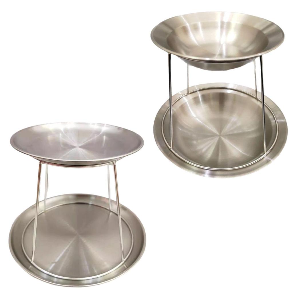 Seafood Tower 2 Tier Food Presentation Plate Trendy Versatile Seafood Tray Rack