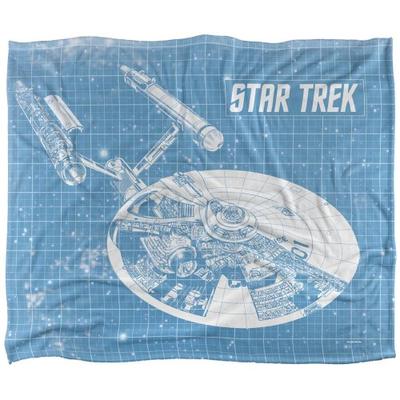 Enterprise Silky Blueprint Supersoft Blanket