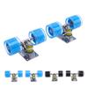 1 Pair Skateboard Trucks and Wheels PU Longboard 3.2 Inch Trucks Wheels Combo Set for Cruiser Alumin