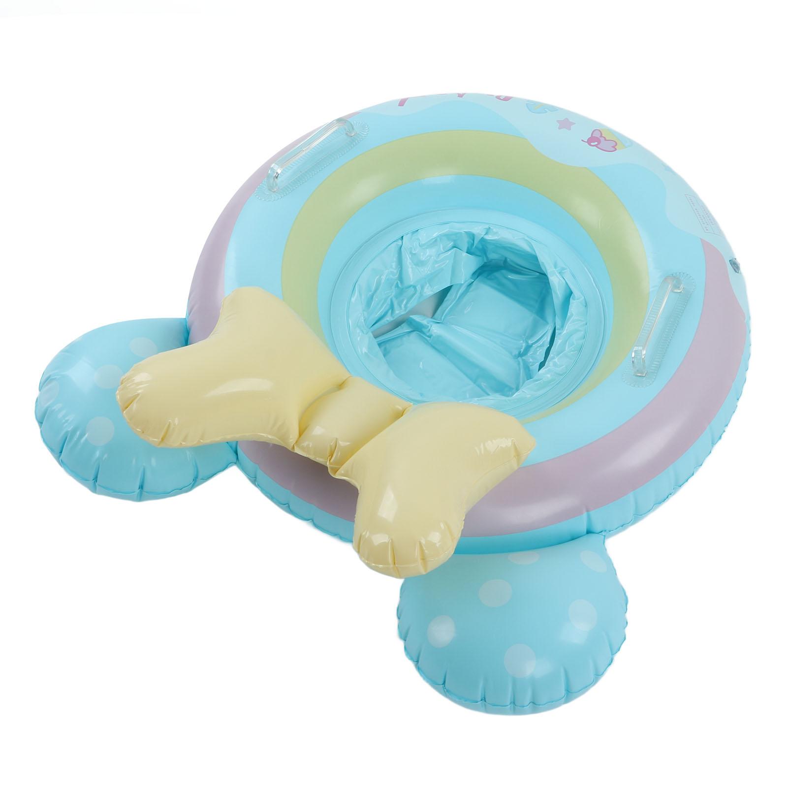 Детский надувной круг для плавания, надувной поплавок для бассейна, трубка, экологически чистый ПВХ, милый детский круг для плавания с ручкой