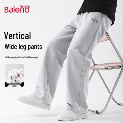 Pantalon Décontracté Ample à Jambes Larges pour Homme Baleno