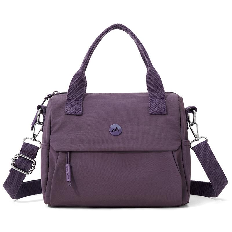 Vintage Women's Bag Lightweight Shoulder Crossbody Bag Solid Color Commuter Small Square Bag