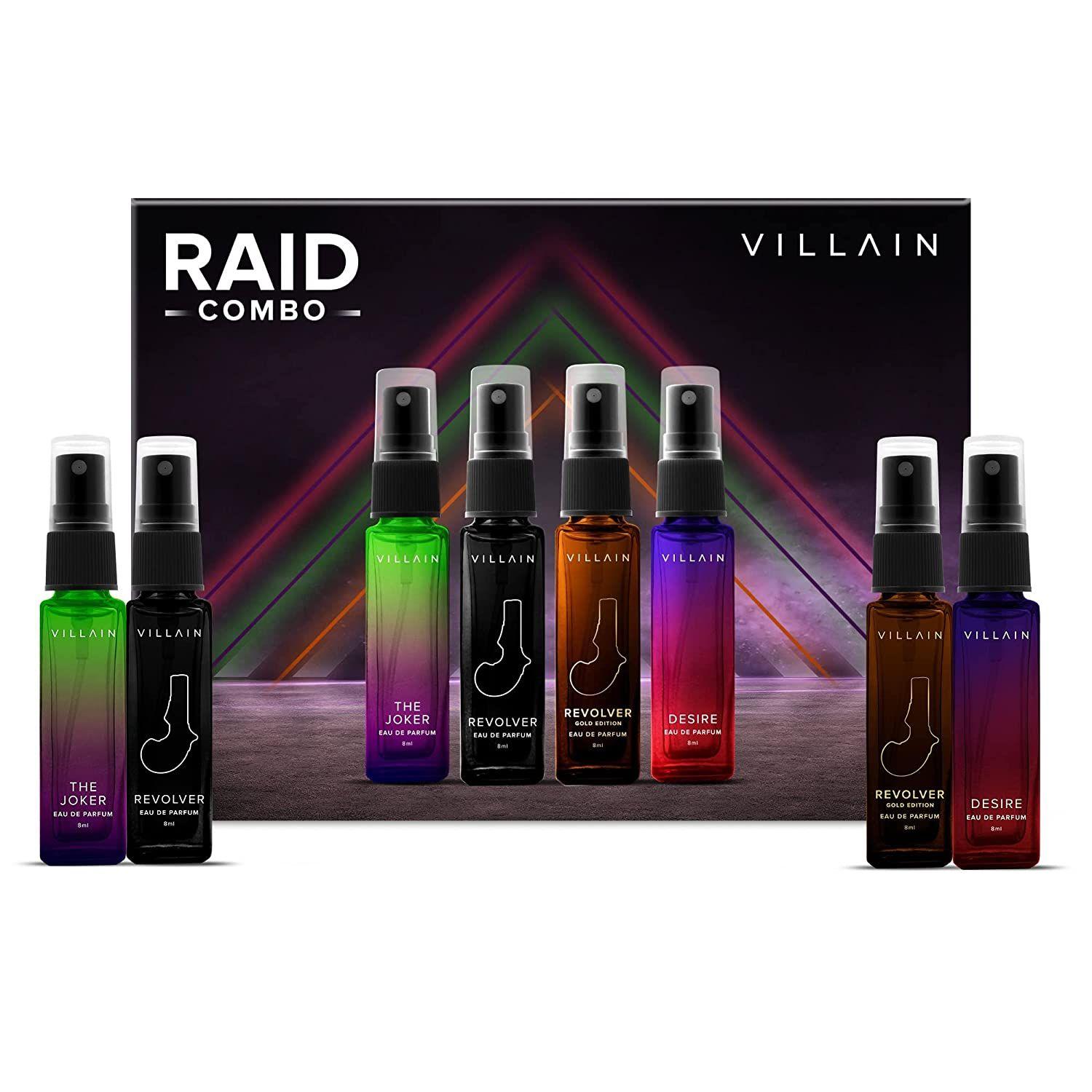 

Подарочный набор духов Villain Raid Combo для мужчин 4x8 ML | духи с стойким ароматом | Электронная обработка данных