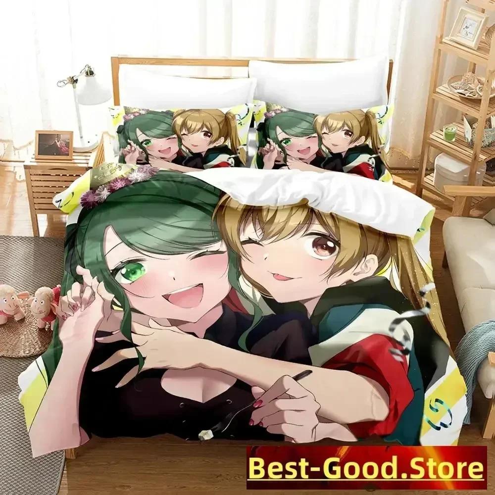 D4DJ All Mix BBedding Set Duvet Cover Sheet Printed Bed Set Pillowcase Bed Full Queen King Size Comforter Bedroom