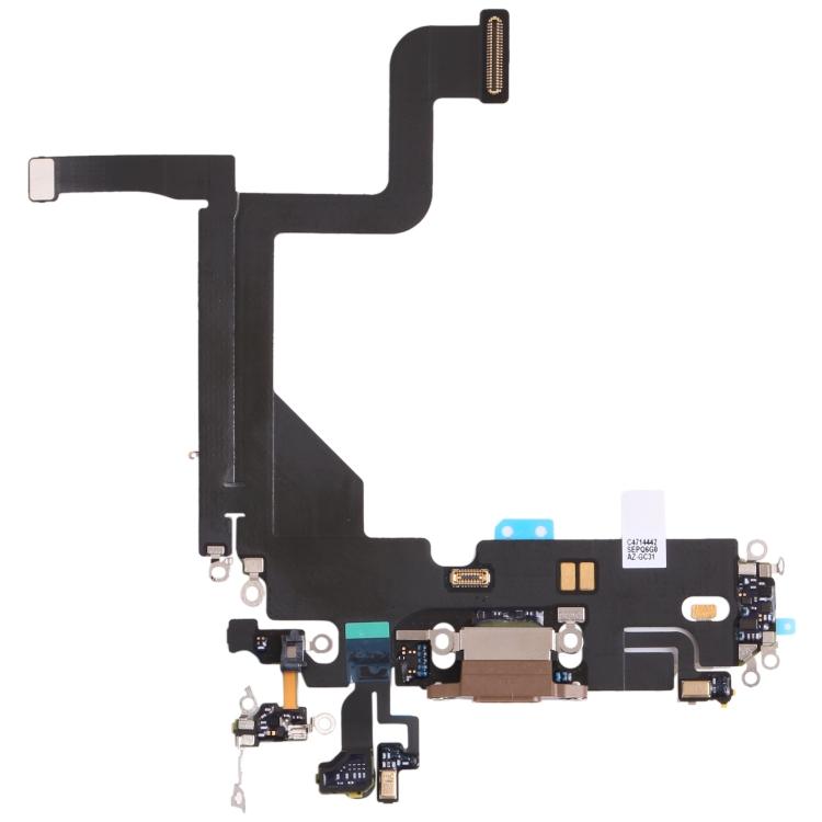 Original Charging Port Flex Cable for iPhone 13 Pro золотистый