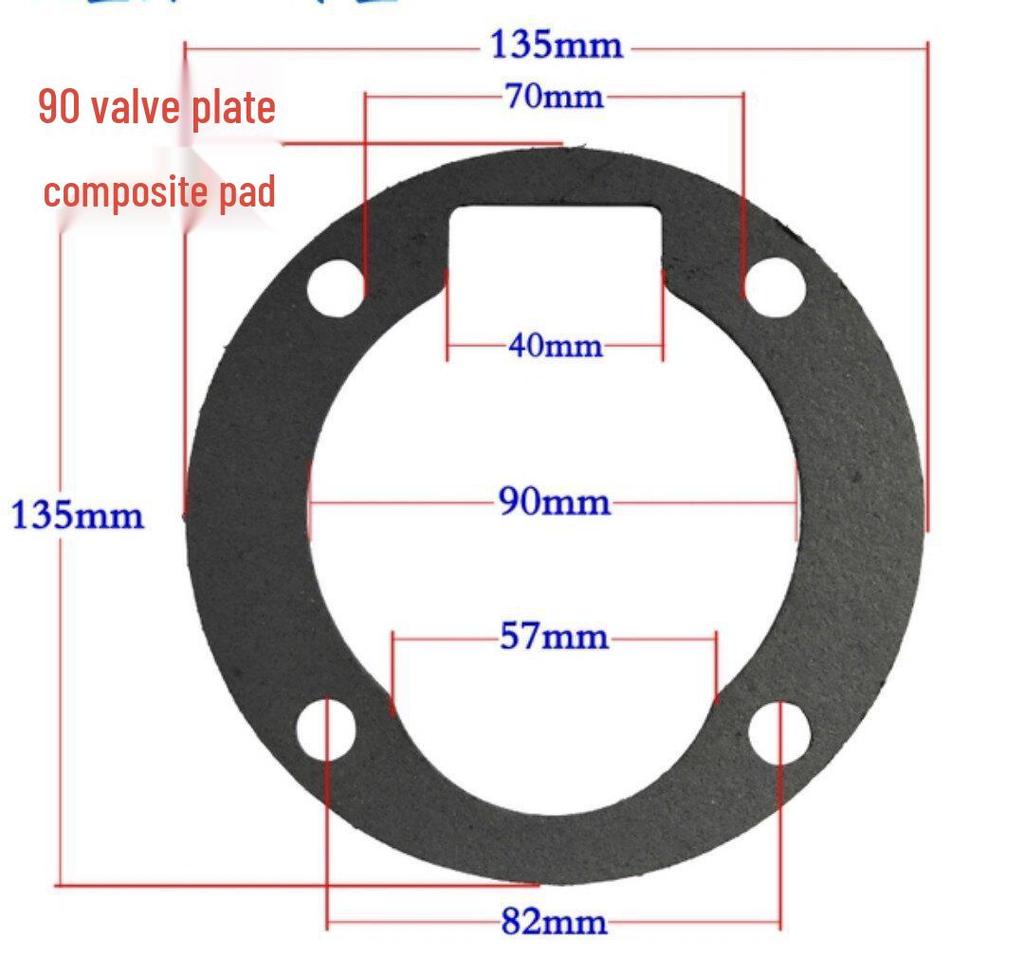 Air Compressor Head & Cylinder Seal Kit: Paper, Steel Wire, Asbestos Gaskets & 3P Air Rod Gasket