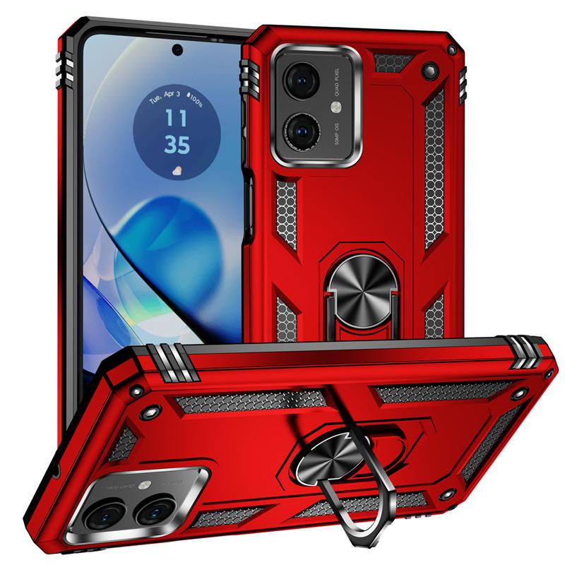 Pro Motorola Moto G54 Pouzdro Luxusní Pancéřové Nárazuvzdorné Pouzdro na Telefon Pro Moto G54 G 54 MotoG54 Auto Magnetický Kroužek Držák Zadní Kryt