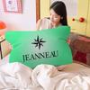 J-JEANNEAU-U Logo Cartoon Pillow Towels- Single Quick-Dry Polyester Pillowcase Pillow Core Cover Breathable