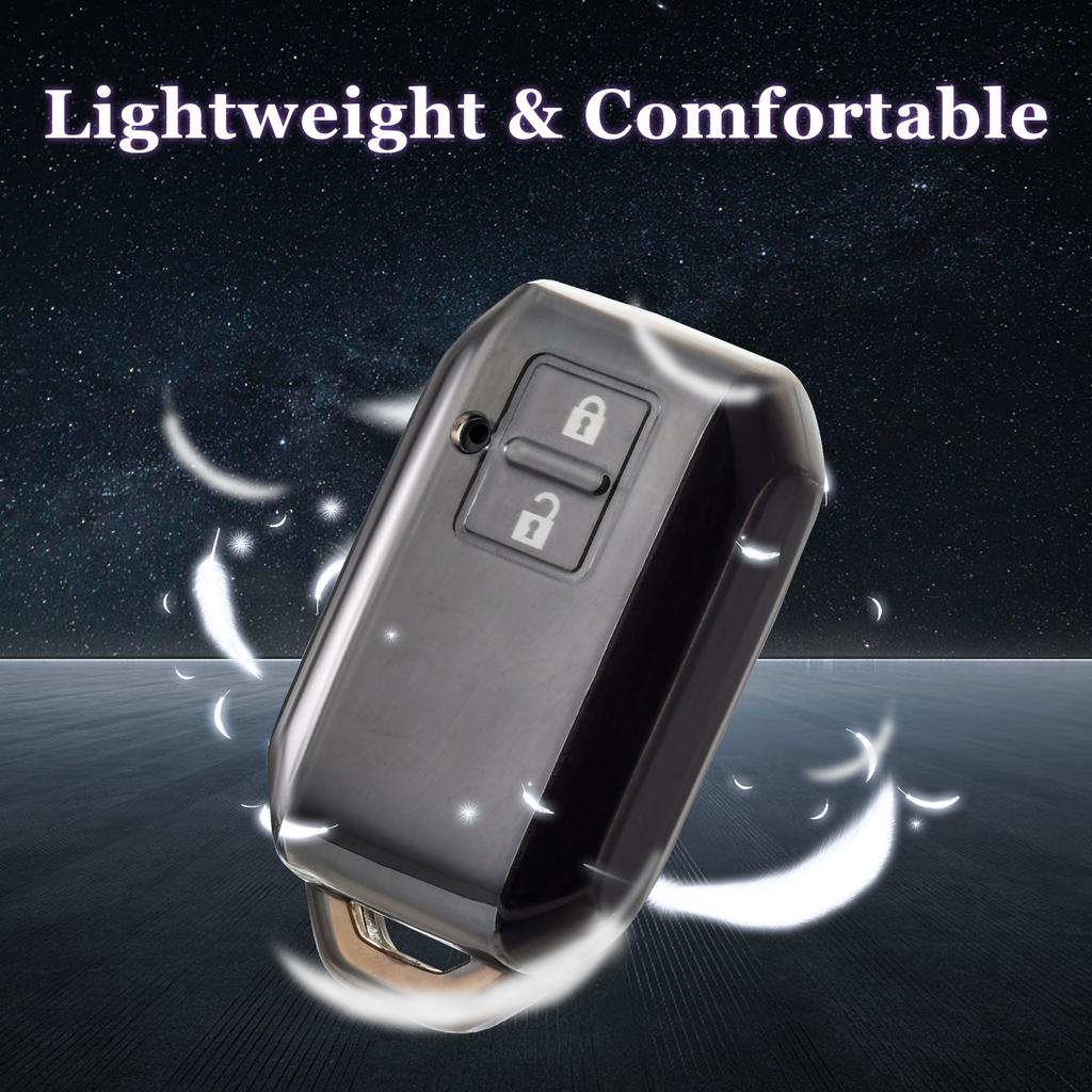 Transparent Car Key Case Cover Shell Fob Keychain For Suzuki Swift Hybrid Jimney Baleno Ignis XL7 Monopoly ERTIGA Accurate