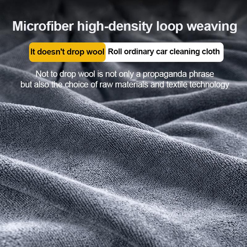 Large Towel Microfiber Cleaning Towel Super Absorbent Thicken Soft Drying Cloth Car Body Washing Towels Car Cleaning Towel Clean