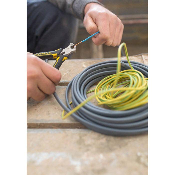 Pince coupante frontale - stanley - fatmax fmht0-80519 - noir - outils