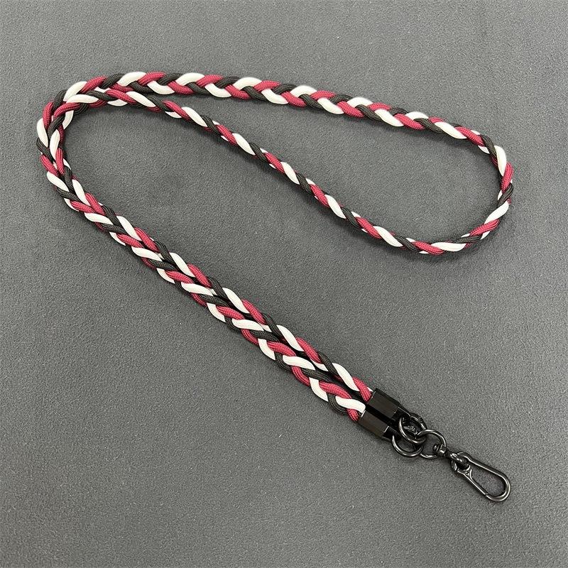 1Mm Polyester Woven Mobile Phone Lanyard Color Strap Rope Badge Camera Key Crossbody Diagonal Cross Hanging