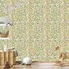 Wallpaper Small Flowers Cream, Beige, Lime and Green 50x1000