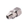 SS 304 Double Ferrule Pipe Straight Fitting 3/8" Tube to 1/4" Male NPT BSP Stainless Steel Pipe Fitting 1 Pc