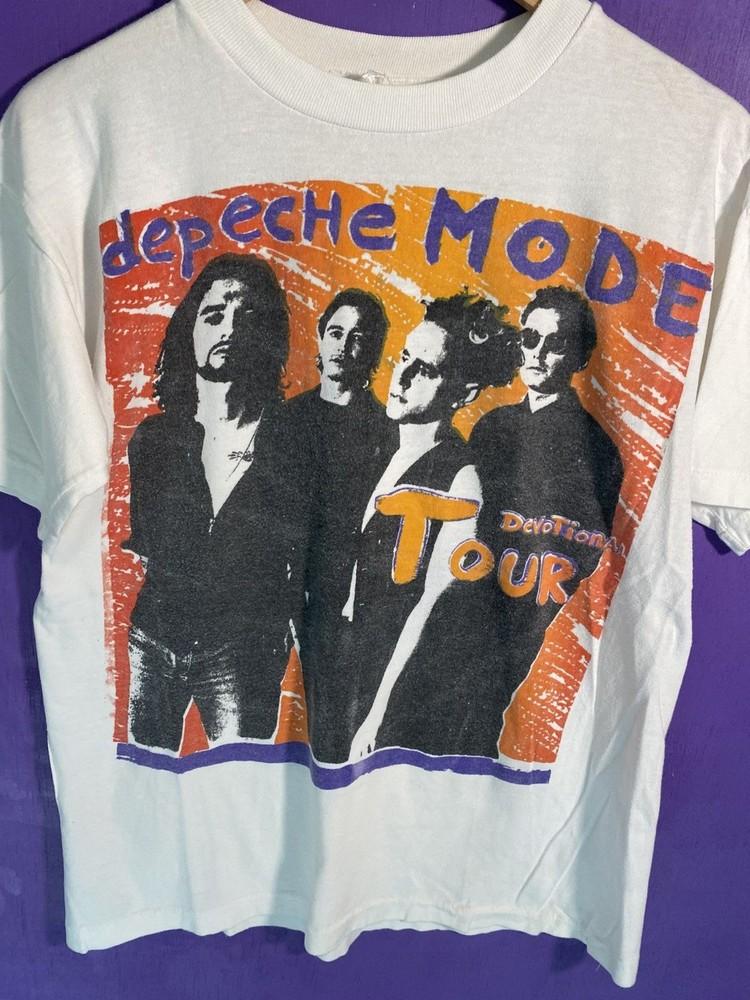 Reprint Depeche Mode Devotional Tour T shirt Graphic tee Remake tee NH25988 Unisex T-Shirt XXXL