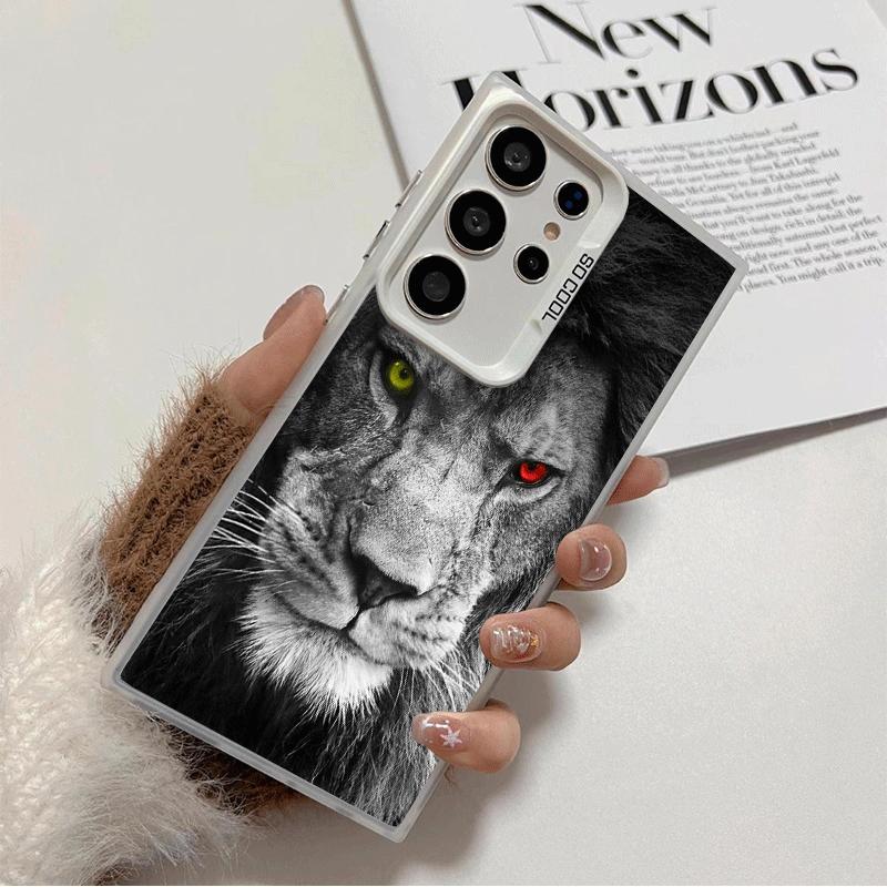 

Lion Male Man King Soft Phone Case for Samsung Galaxy S24 S25 FE S26 Edge S23 Ultra S22 Plus S21 + Shockproof Cover Back Shell Samsung S26 Plus