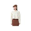New MLB Shirts Women's Beige 3FDRV0151-07CRS