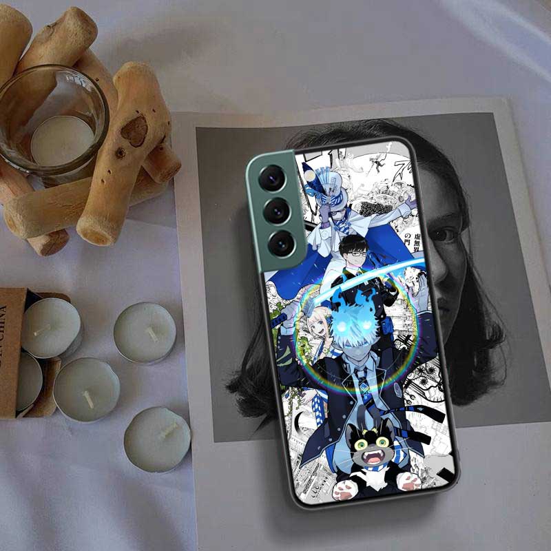 Anime Ao no Exorcist Okumura Rin Phone Case For Samsung Galaxy S22 S25 Ultra S21 S10 Plus S26 Edge S20 S23 S24 FE Cover Sili