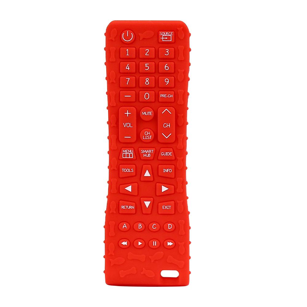 Silicone Teether Remote Control Toy for Babies 6+ Months