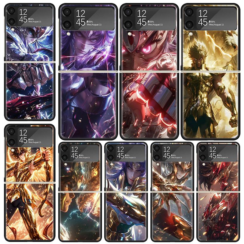 Saint Seiya Coole Hüllen Für Samsung Galaxy Z Flip 4 5 6 7 3 Z Flip7 Flip6 Flip4 Flip5 Flip3 5G Hart Stoßfest Fundas Hülle